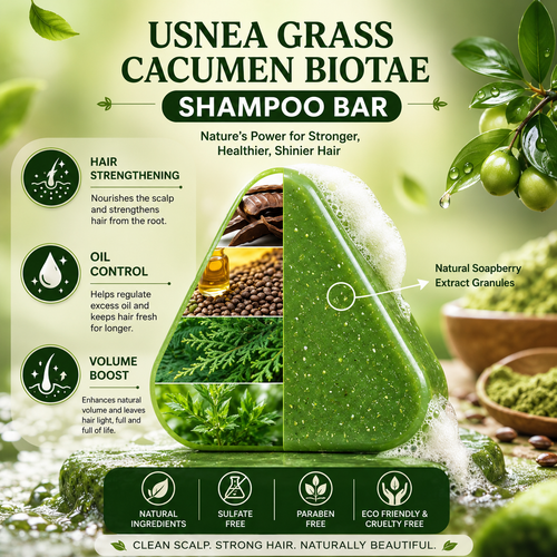 100% Herbal Shampoo Bar for Healthier-Looking Hair & a Nourished Scalp