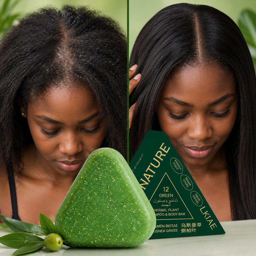 100% Herbal Shampoo Bar for Healthier-Looking Hair & a Nourished Scalp