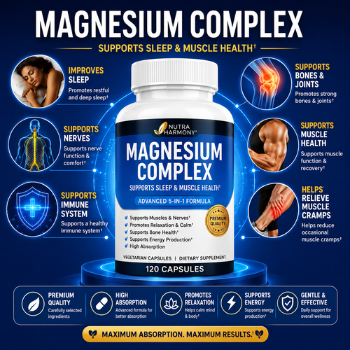 Magnesium Complex – less stress, more energy
