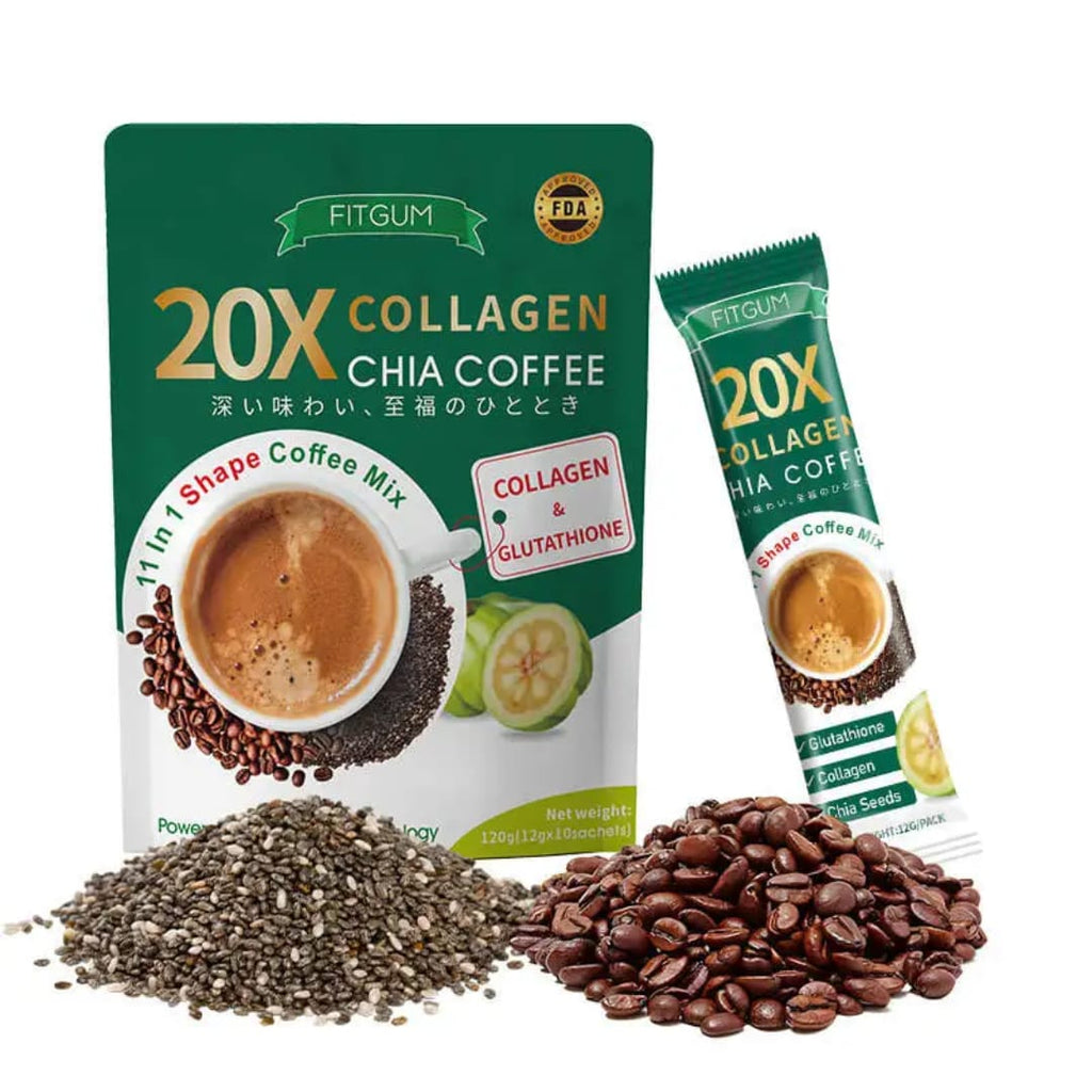 🔥 Melt Stubborn Belly Fat Fast with This 20X Collagen Chia Coffee