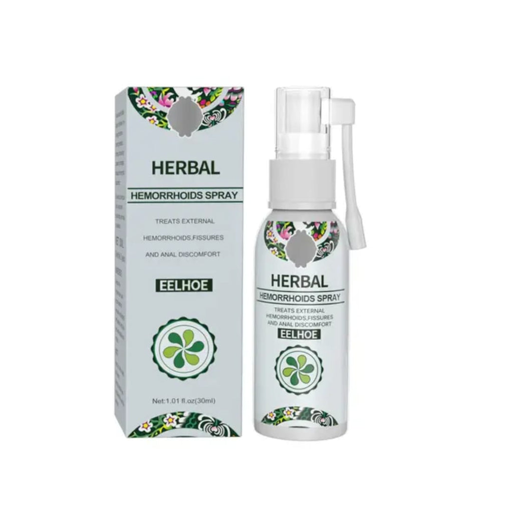 Spray Herbal Anti-Hémorroïdes - Soulagement Naturel, Fissures & Inconfort Anal